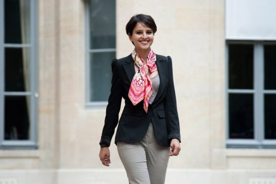 Najat Vallaud-Belkacem, Ministre de l'Éducation nationale, de l'Enseignement supérieur et de la Recherche.