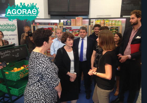 FAGE | Visite de la Ministre Frédérique Vidal à l'AGORAé de Paris